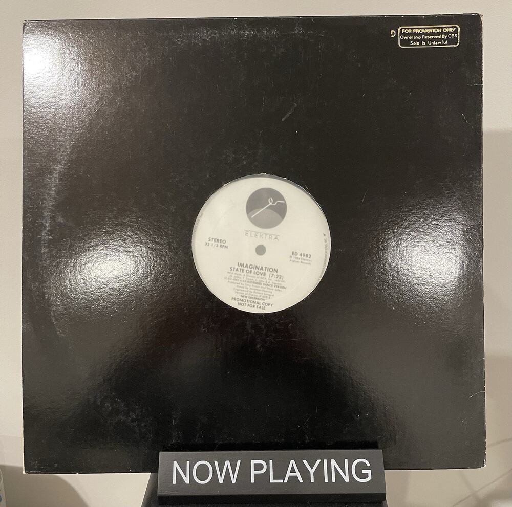 Imagination State Of Love Promo Single Vinyl Record Album
